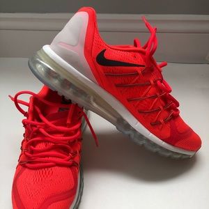 Nike neon orange air max